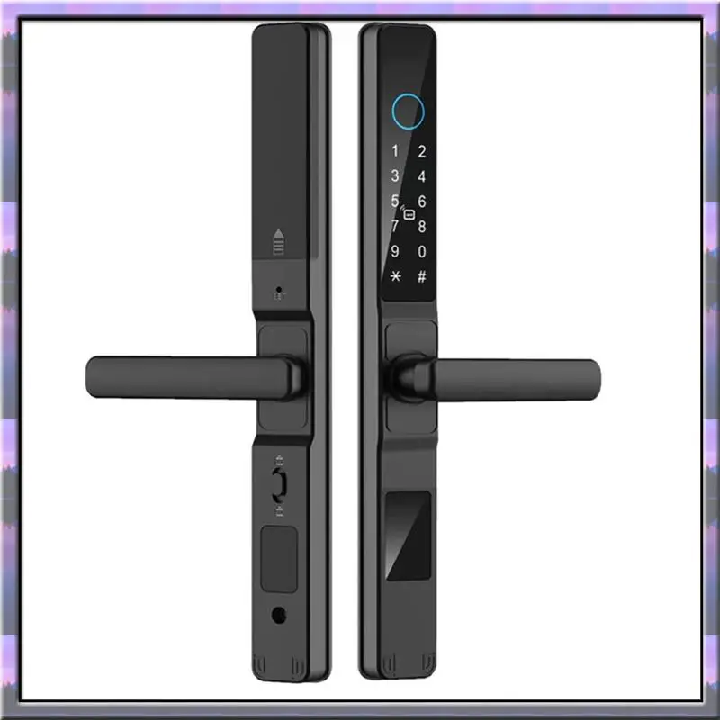 Hot Sale Tuya Smart Door Lock Fingerprint Biometric Waterproof Digital Electronic Lock Electronic Sliding Door Lock A
