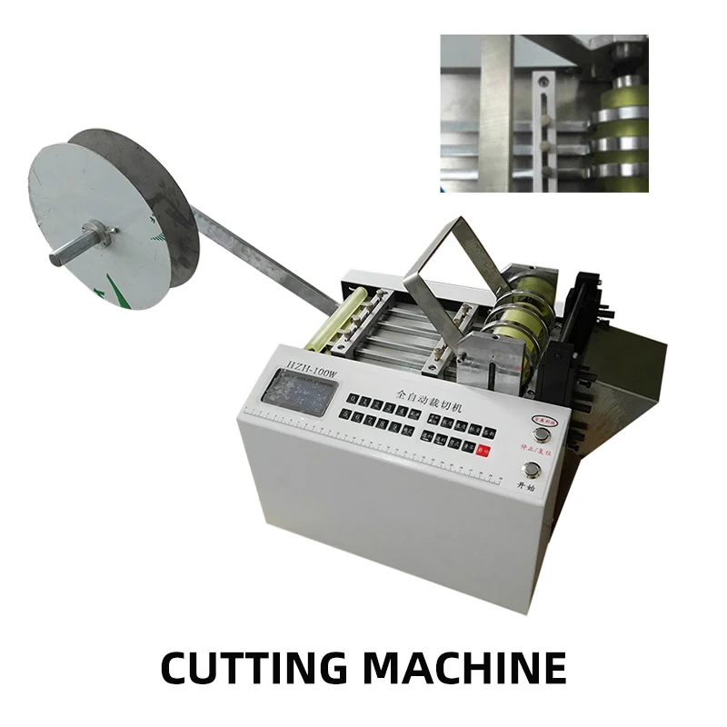 

Fully Automatic Computer Pipe Cutting Machine PVC Heat Shrink Pipe Cutting Machine Silicone Tube Nylon Tubing Cutter