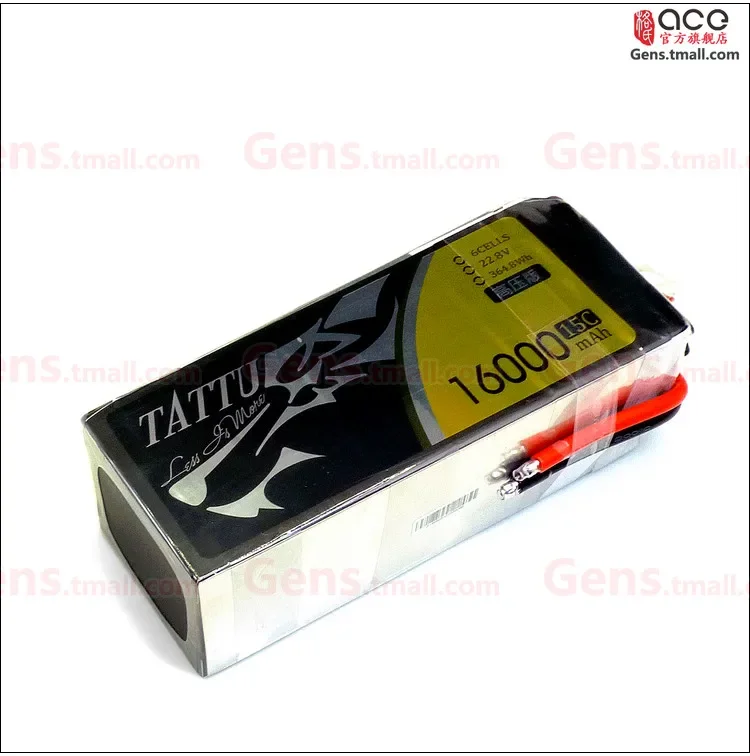 Tattu UAV HV LiPo 6S 10000mAh 12000mAh 16000mAh 22.8V 15C 148Wh สำหรับขนาดใหญ่เครื่องบินทดลองหุ่นยนต์ Dynamics