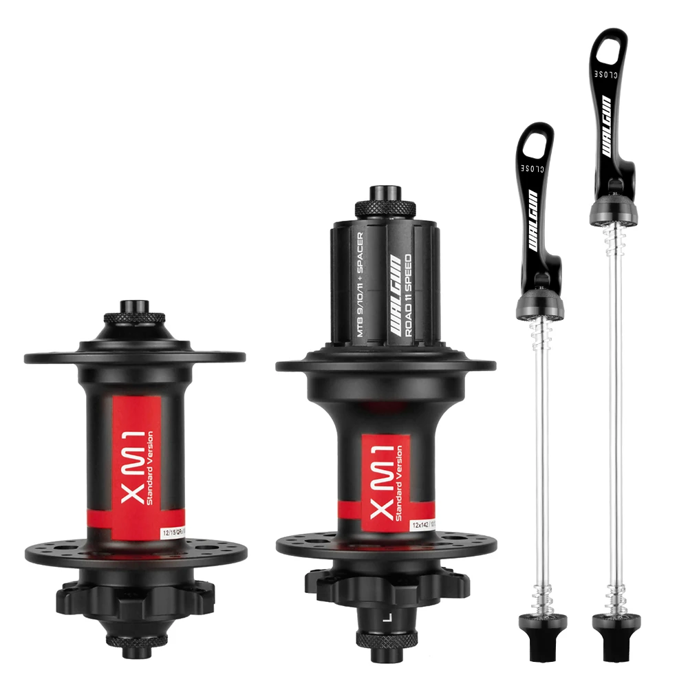 KORE 前後ハブ MTB用 WALGUN MTBリアハブ ノイズレスキューブ 32穴 MTBハブ 6爪 センター