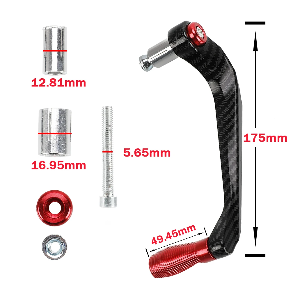 7/8'' Motorcycle Handlebar Grips Guard Brake Clutch Lever Protector FOR YAMAHA YZ600 YZ 600 1986 1987 1988 1989 1990 1991 1992