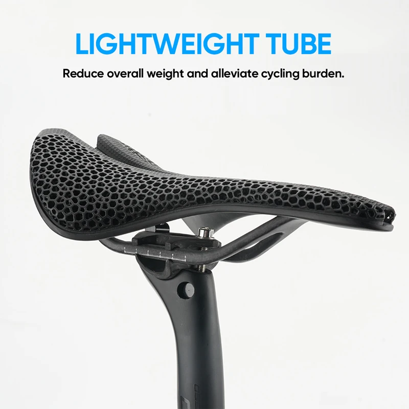 RIRO Full Carbon Fiber Seat Tube Ultralight Mountain Road Bicycle 20MM Rear Offset Seatpost 27 2 30 8 31 6MM Bicycle Saddle Tube