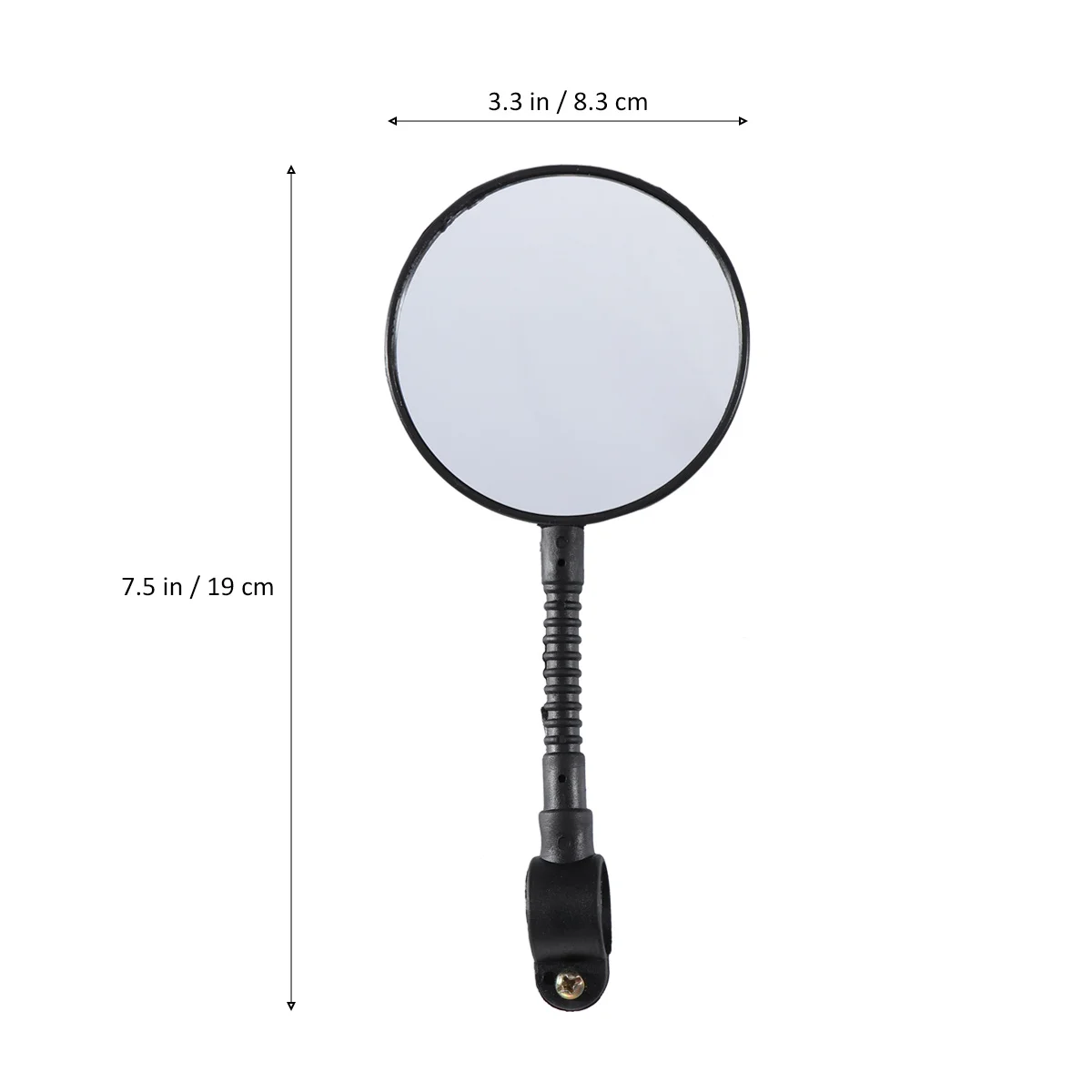 Pair Flexible Bike Rear View Mirrors Universal Fit for Mtb Road Folding Handlebar High Brightness Safety Rear View Mirror