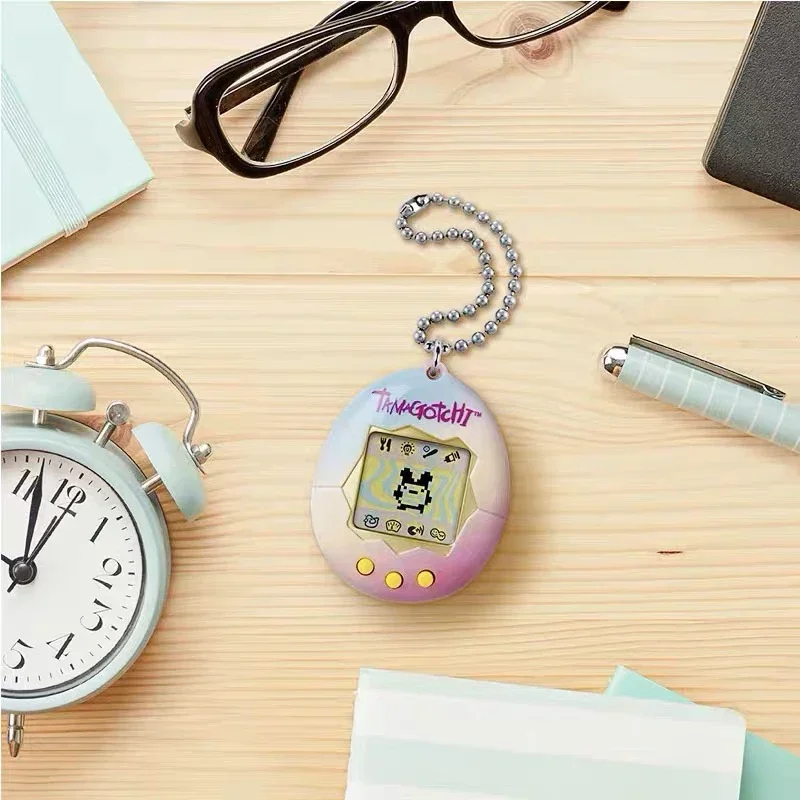 Bandai oryginalny Tamagotchi 25. rocznica elektroniczne wirtualne zwierzęta maszyna konsola do gier zabawki dla dzieci Kawaii urodziny prezent dla