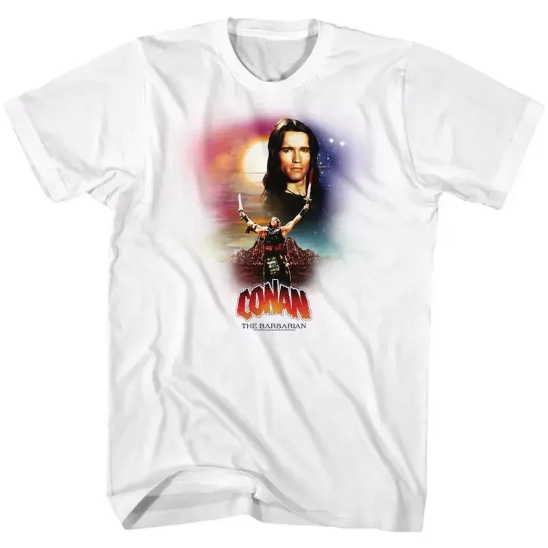 Conan The Barbarian Classic Movie Conan Raising Swords Men's T-Shirt