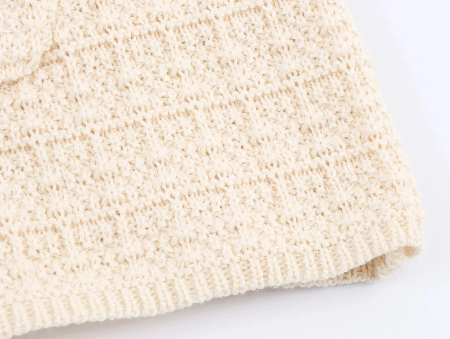 Damska, uniwersalna, dzianinowa kurtka z długim rękawem, jednolita, warstwowa, prosta, elegancka, zapinana na jeden guzik, z kieszeniami, casualowy płaszcz.