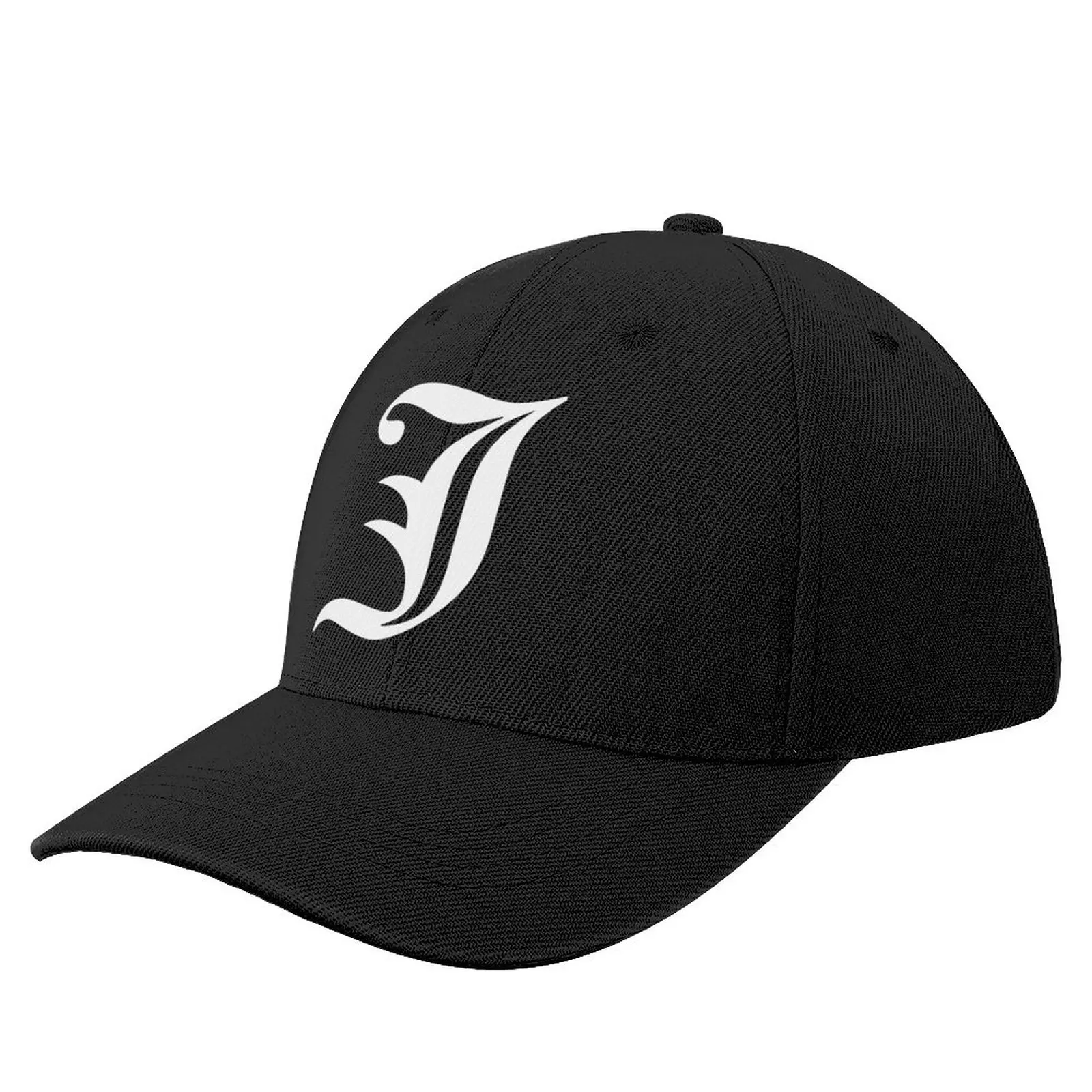 

J – Old English Initial White Letter J Baseball Cap Vintage New Hat Beach New In Hat Mens Tennis Women'S