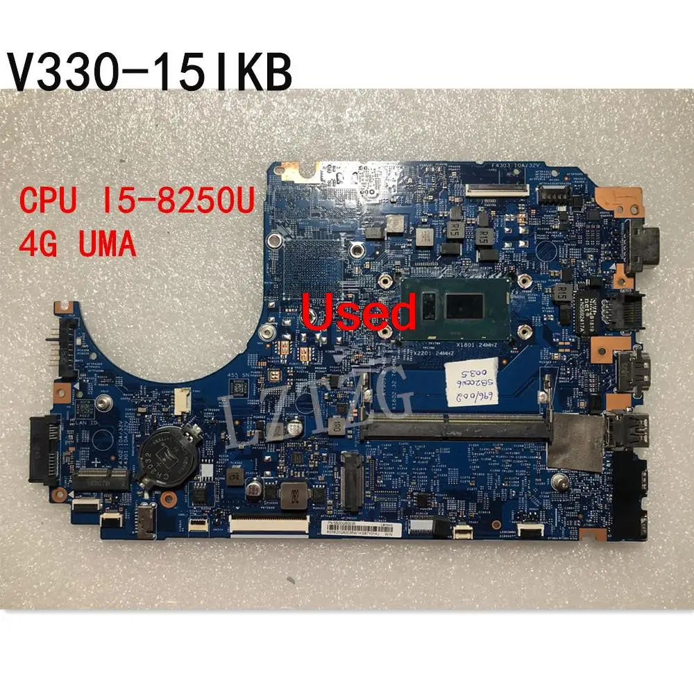 Used For Lenovo V330-15IKB Laptop Motherboard With CPU I5-8250U 4G UMA FRU 5B20Q60035