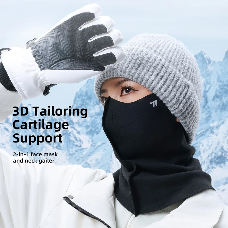 

2-в-1 осенне-зимняя велосипедная маска для лица 3D ветрозащитная теплая Балаклава для шеи для езды на велосипеде, защита лица на открытом воздухе