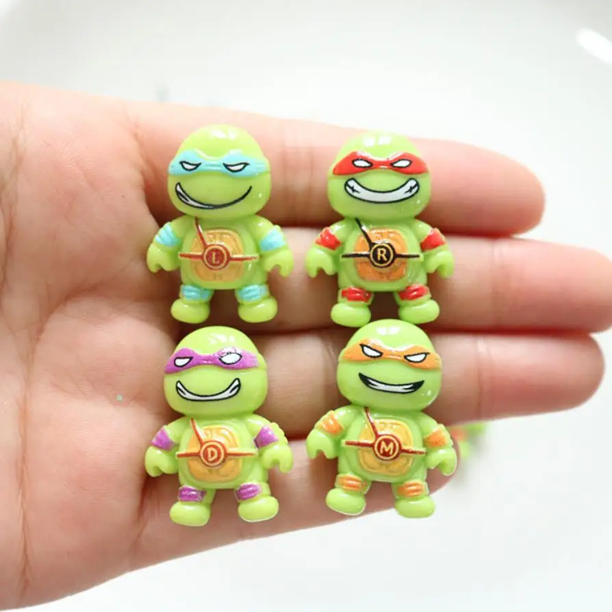 Figurine en résine grenouille de dessin animé Kawaii, artisanat, cabochon à dos plat, ornement artisanal, bijoux, vêtements de sauna exécutifs, accessoires, 100 pièces