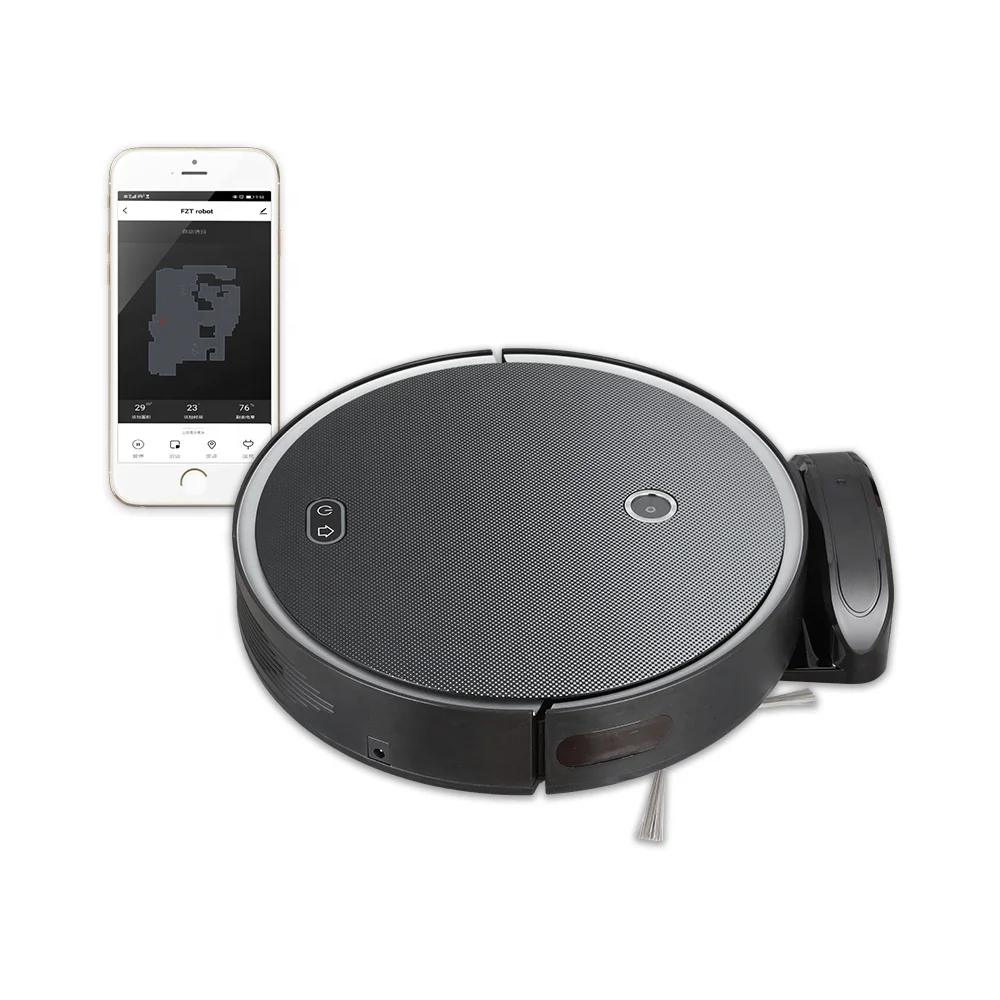 Market Hot Sale New OEM floor vacuum cleaner smart wet towing APP remote control voice broadcast robot vacuum cleaner