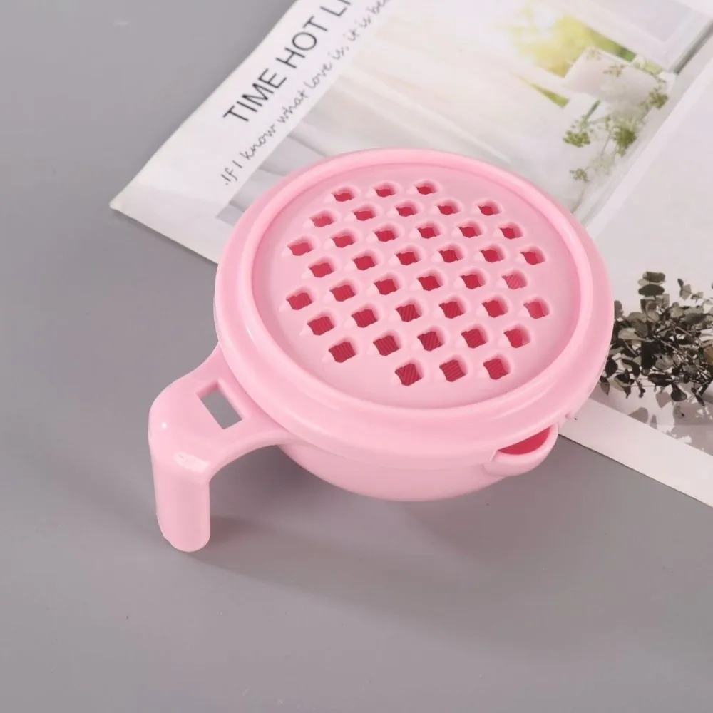 

Solid color Baby Food Grinding Bowl Handmade Multifunctional Manual Grinder Easy to Use Manual Operation Vegetables Grinder