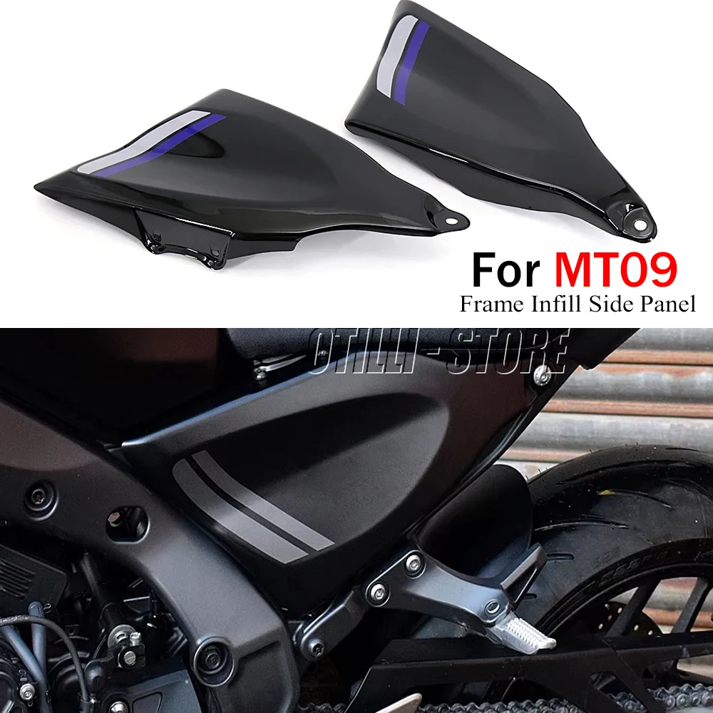 

Motorcycle Frame Infill Panels Side Fairing Decorative Panel accessory For Yamaha MT09 MT-09 MT 09 mt09