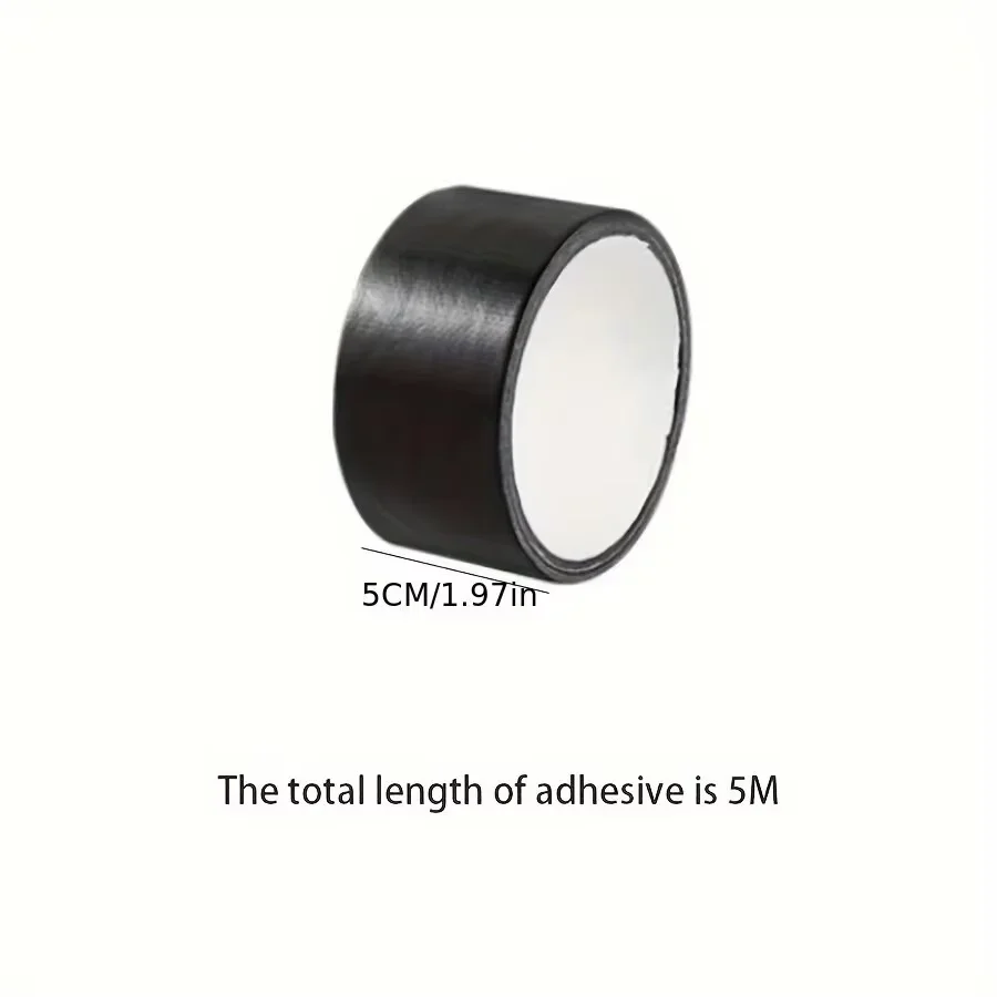 YITAPE Hochleistungs-Klebeband Schwarz 4,5cm*20M Stark Haftendes Wasserdichtes Gewebeband Rückstandsfrei für Innen- und Außenreparaturen Abdichtung