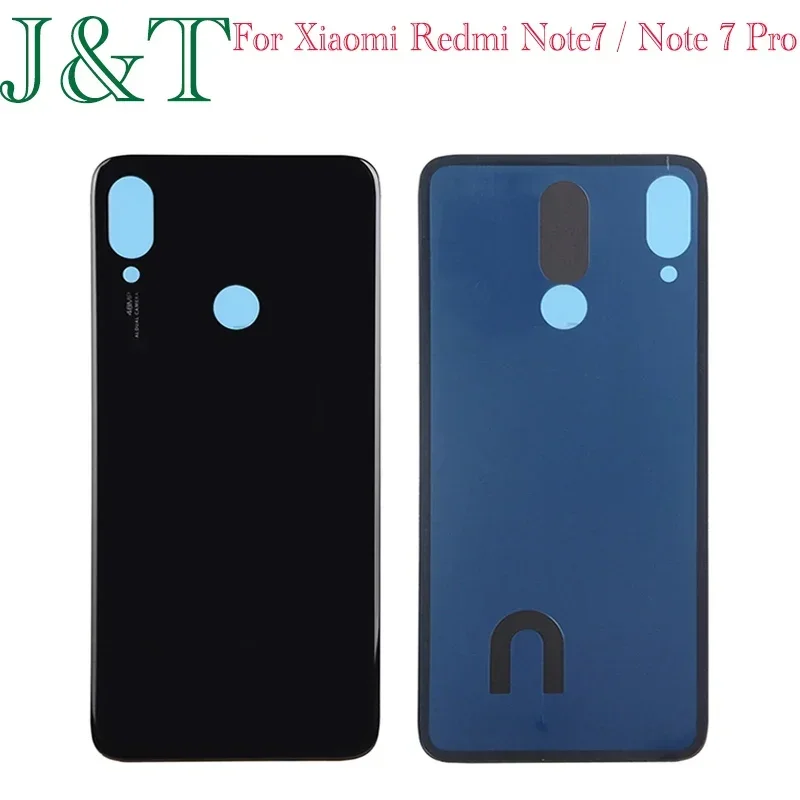 For Xiaomi Redmi Note 7 Battery Cover Back Door Glass Panel For Redmi Note 7 Pro Back Cover Rear Housing Case Replace