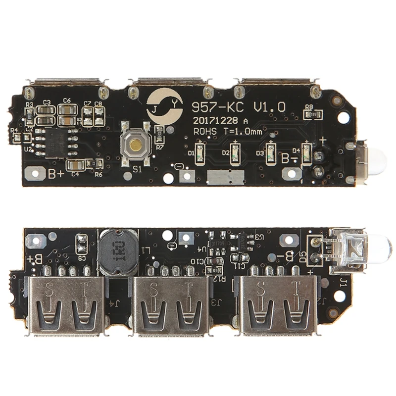 5V 2.1A Booster Board Booster โมดูล 3 USB Booster Board DIY