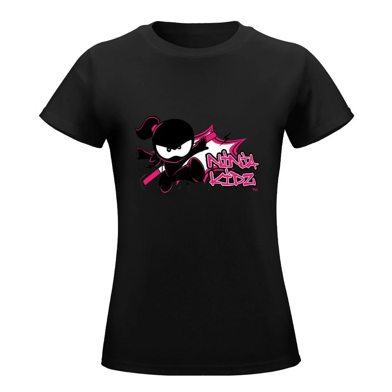 Ninja Kidz, Youtube Ninja Kidz, Ninja Kidz Girl T-Shirt korean fashion summer top tops cute t-shirts for Women