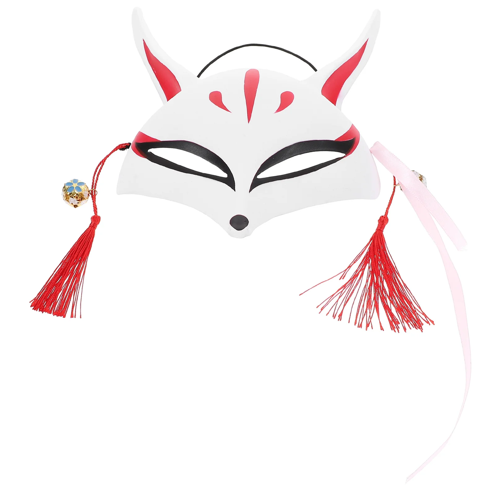 

Japanese Mask Plastic Cosplay Mask for Halloween Masquerade Costume Party Festival Fox Masks Prop Cosplay Masks