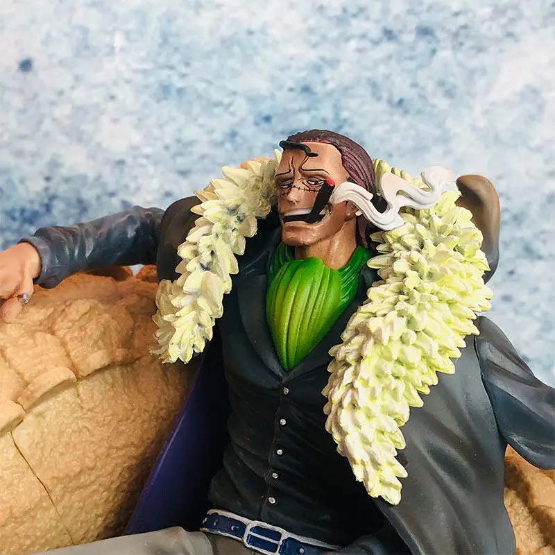 Figurine de Dessin Animé One Piece en PVC, Modèle de 18cm, GenerCrocodile, dérivdu Désert, Jouet d'Ornement, Statue, Collection de Cadeaux