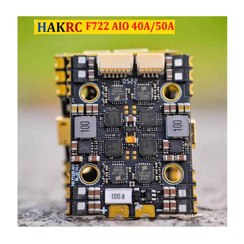 

HAKRC F7220 40A 50A 2-6S BLHELI_32 КОНТРОЛЛЕР ДЛЯ ФИКЕТА AIO - 20X20MM