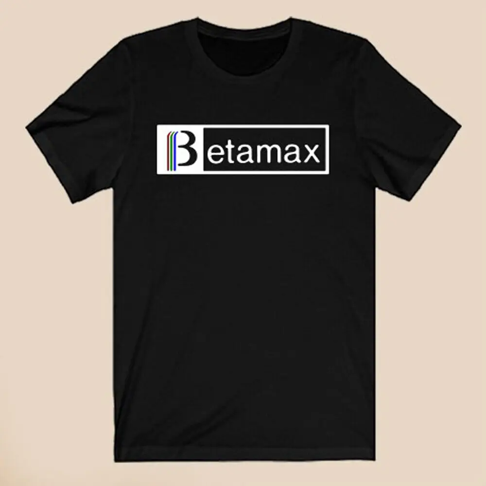 

Betamax Retro 1980's Men's Black T-Shirt Size S-3XL