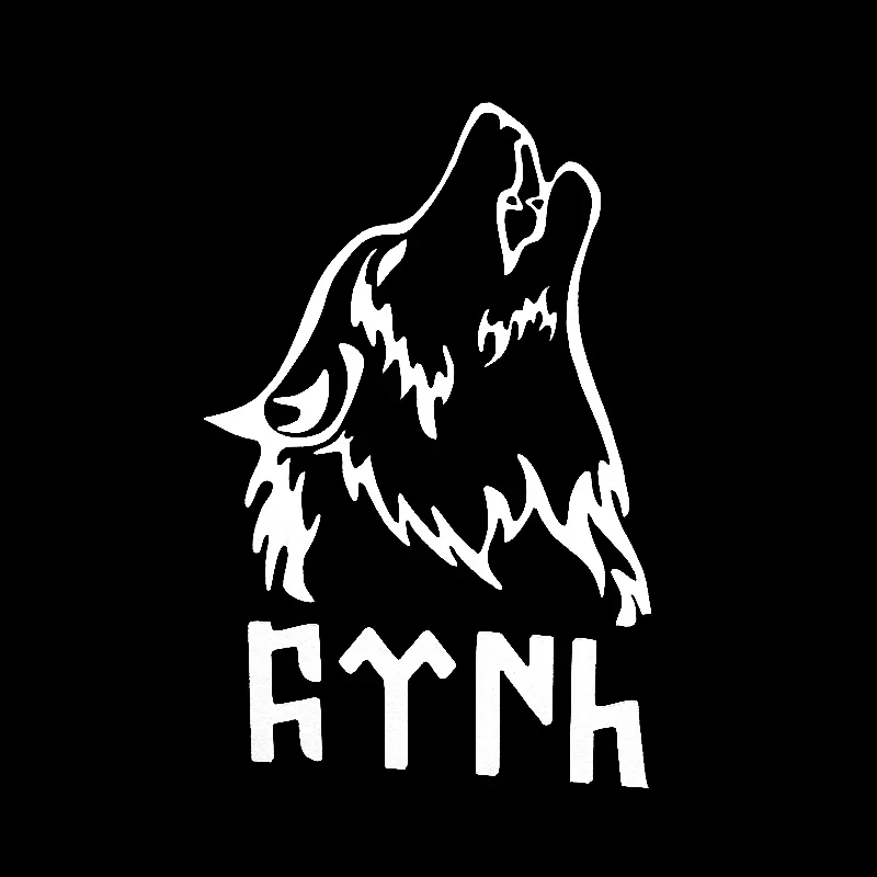 Howling Wolf And Word Great Turk Turkey Turkish Car Sticker Motorcycle Decals