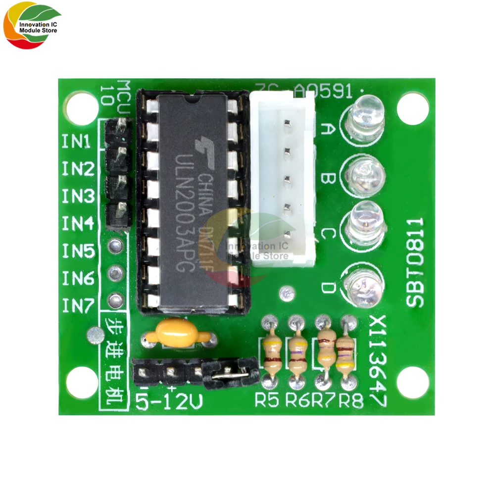 ULN2003AN ULN2003 Stepper Motor Driver Module Board for Arduino 28BYJ-48 5V 12V High Power Development System Board