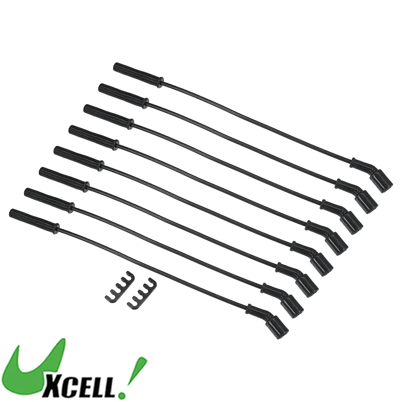 

UXCELL 8pcs Spark Plug Wire Ignition Coil Cable No.5149051AC for Chrysler Aspen V8 4.7L for Jeep Commander V8 4.7L 2008-2009