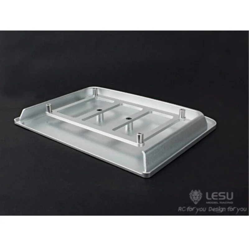 Dachgepäckträger aus Aluminiumlegierung in Silber für 1/14 Tamiya RC Hino 700 Flachbett-LKW Dachkonstruktion Ferngesteuertes Spielzeug Zubehör – Detail 4