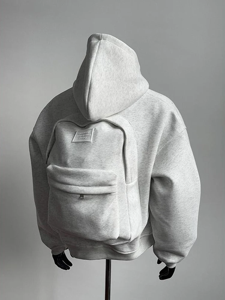 

Мужская толстовка-кардиган Floral ey Ba School Bag Hoodie: модный дизайн в американском уличном стиле, весна-осень, Cleanfit