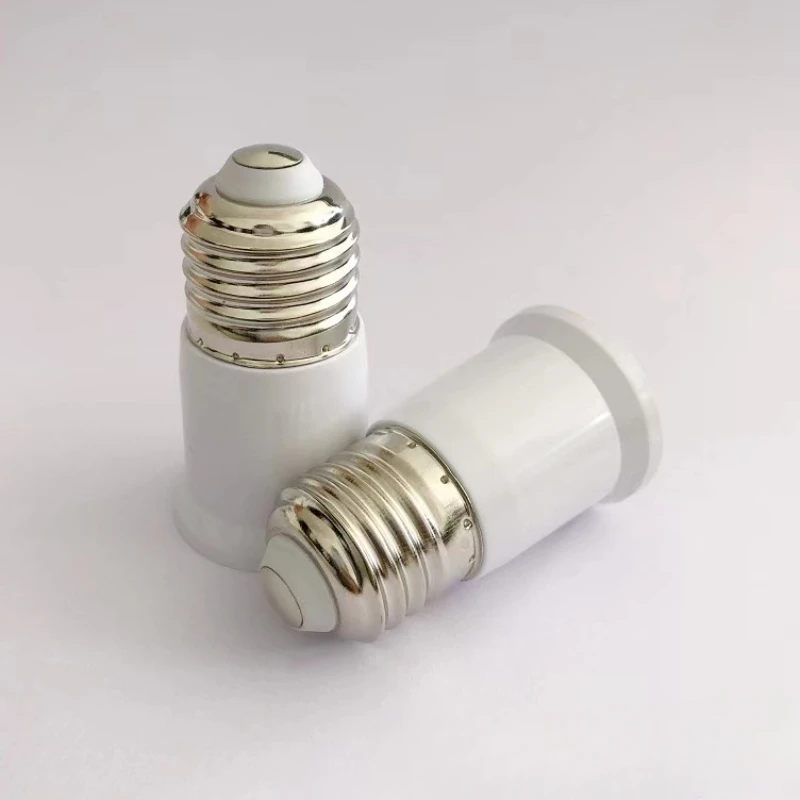 Konverter adaptor lampu LED, 65mm 95mm 120mm E27 to E27 Extender pemegang lampu dasar bohlam perpanjangan soket adaptor lampu