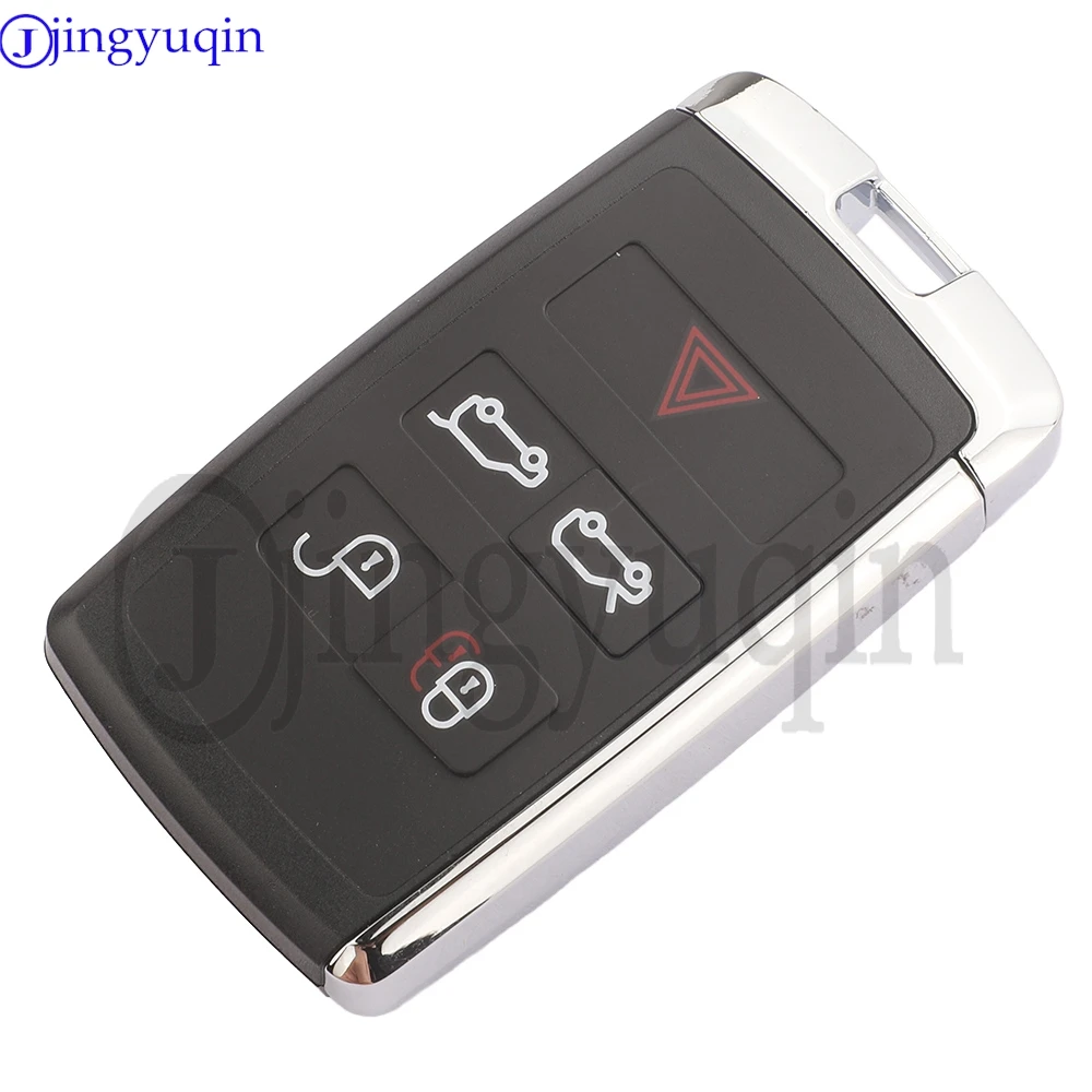 Jingyugin 5BTN Remote Car Key Shell For Land Rover Discovery 5 Ranger Rover Velar Sport EVOQUE Jaguar XF XJ EX F-Pace F-Type FOB