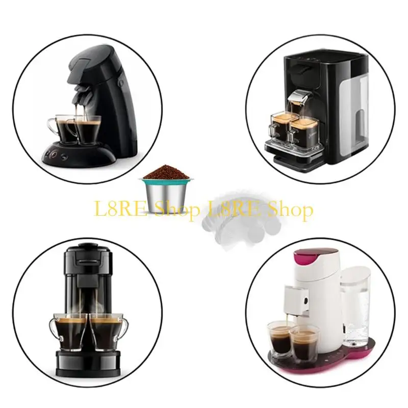 L8RE Coffee Capsules Shell Seal Film High Temperature Resistant Stainless Steel