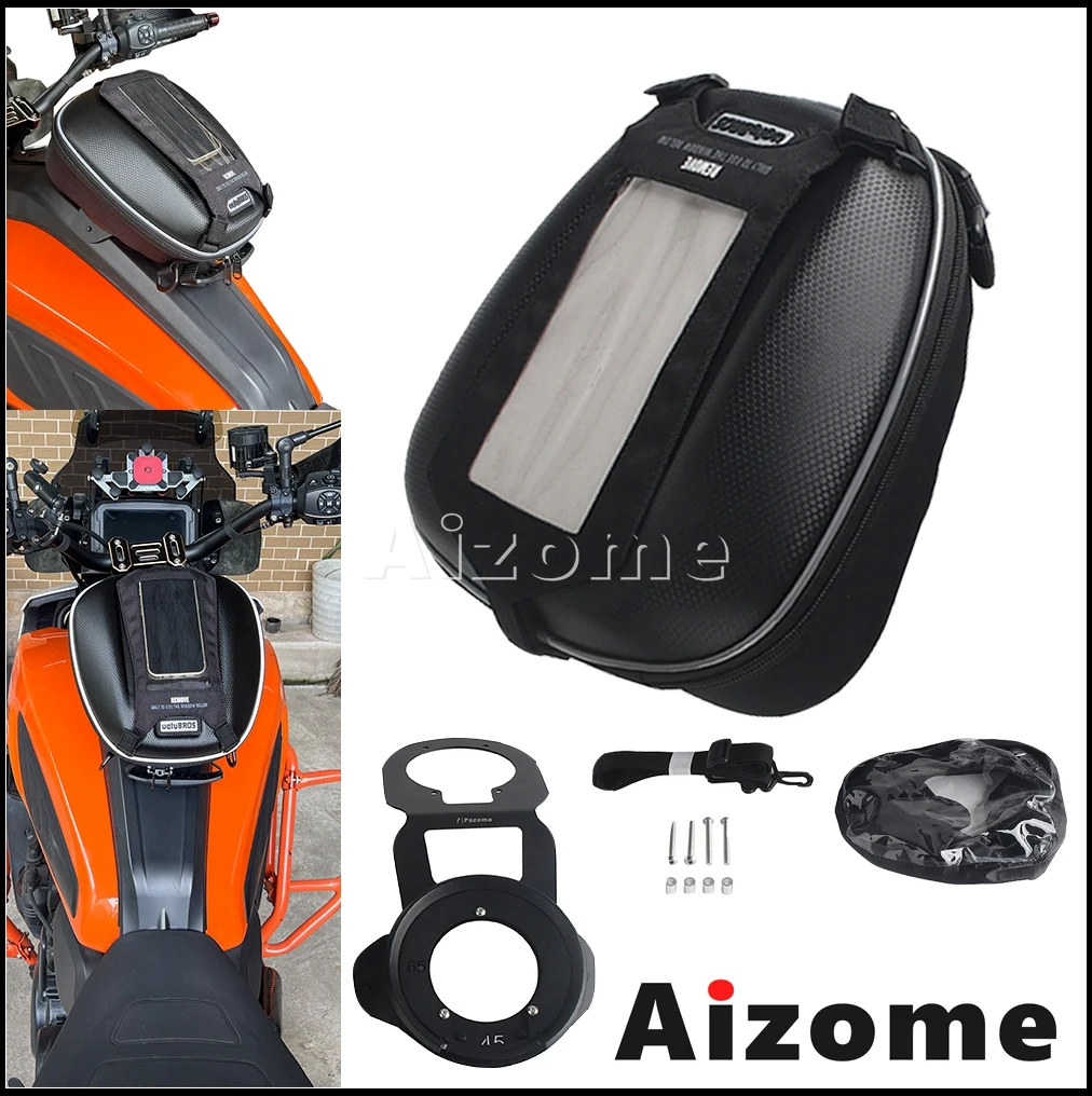 For Harley Pan America 1250 RA1250 RA1250 S SE 2021-24 Special RA1250S 22-23 Motorcycle Fuel Tank Bag W/ Quick Release Tanklock 