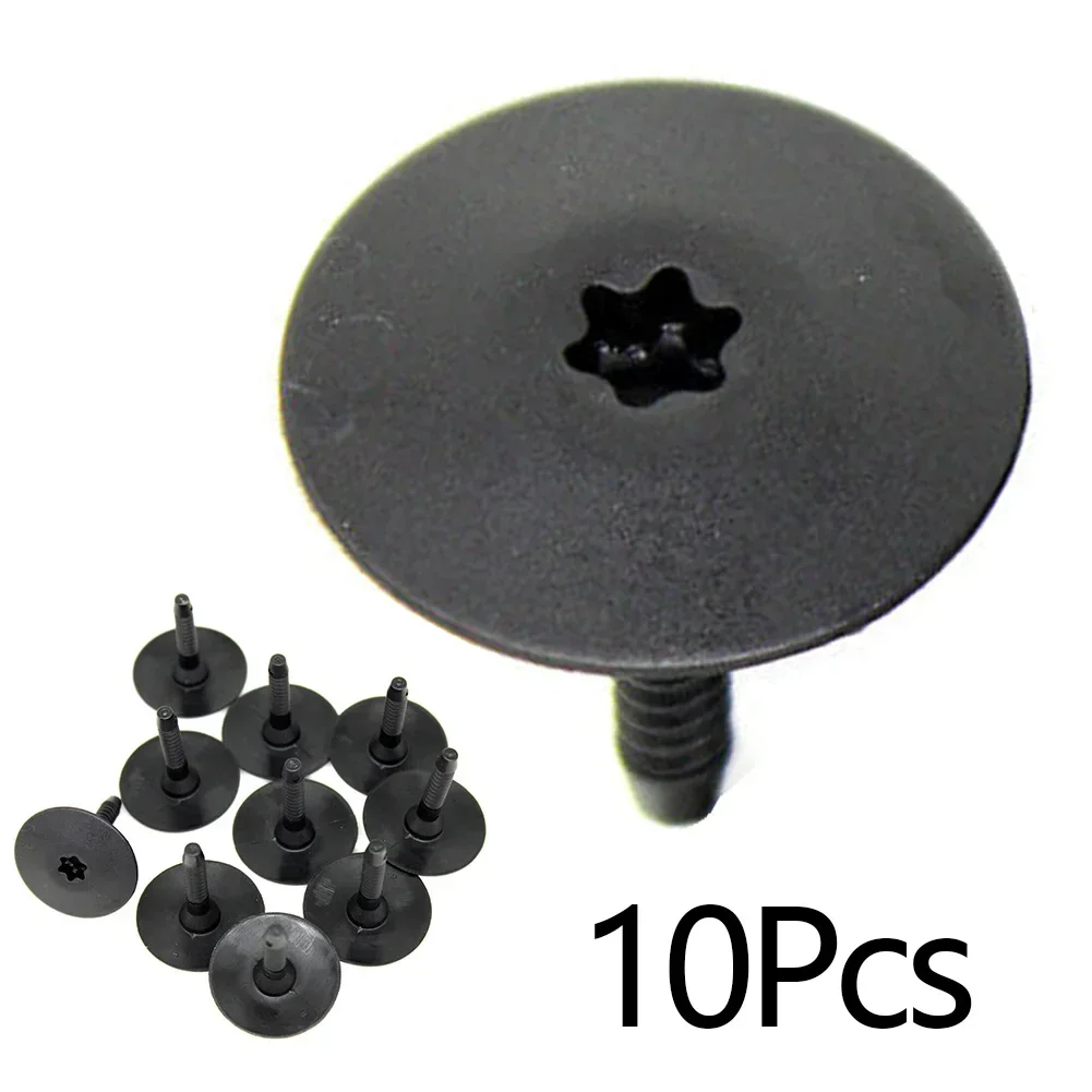 10pcs Black Nylon Clip Side Skirt & Undertray Plastic Screws Fasteners Clips  For FOR BMW 3 Series 2012 – On