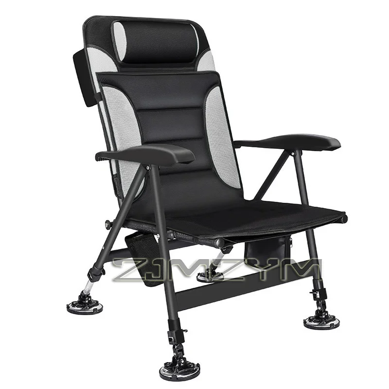 Fishing Chair Multi-Adjustable Folding Fishing Chair，Reclining European Fishing Chairs