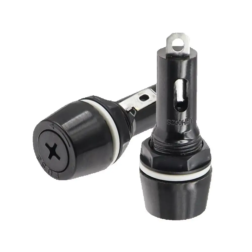 R3-53 Panel Mount Chassis Fuse Holder For 6x30mm Glass Fuses 20A 250V 6*30 High Temperature Resistant