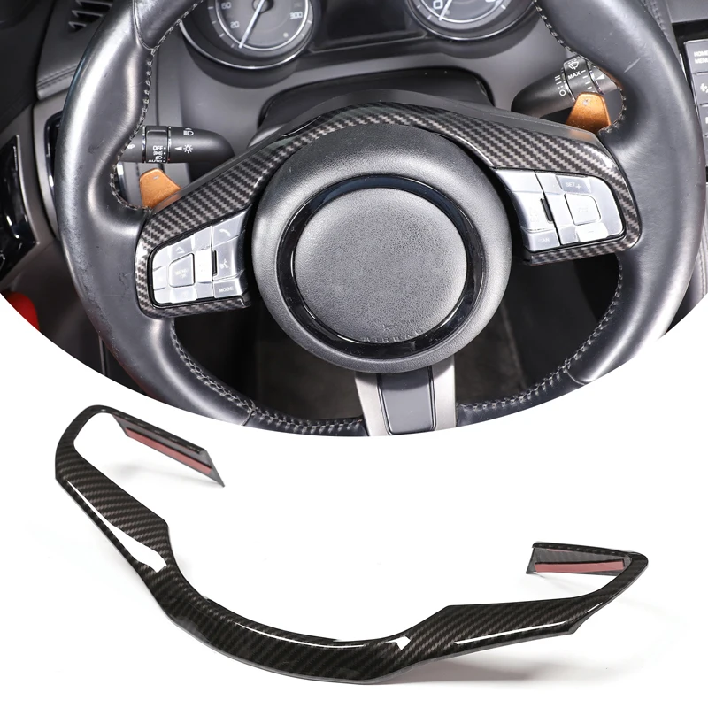 

Car Steering Wheel Frame Cover Trim Sticker Car Interior Accessories For Jaguar XF XFL F-Pace F-TYPE 2016 2017 2018 2019