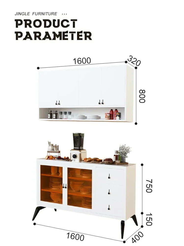 

high quality and high price White Cheap Modern Metal Steel Cabinet Kitchen Designs Small Wall Unit Cabinets With Gr