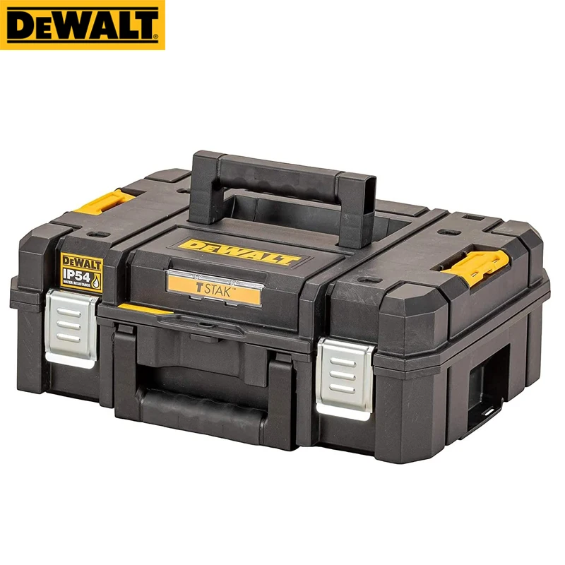 DEWALT DWST83345-1 Stackable Toolbox IP54 Portable Hardware Box TSTAK 2.0 Case Built In Foam Cushion