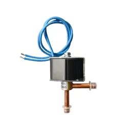 Válvula Solenoide de cobre Mini-flujo, sistema de refrigeración, 2 vías, FDF-2A, AC220V