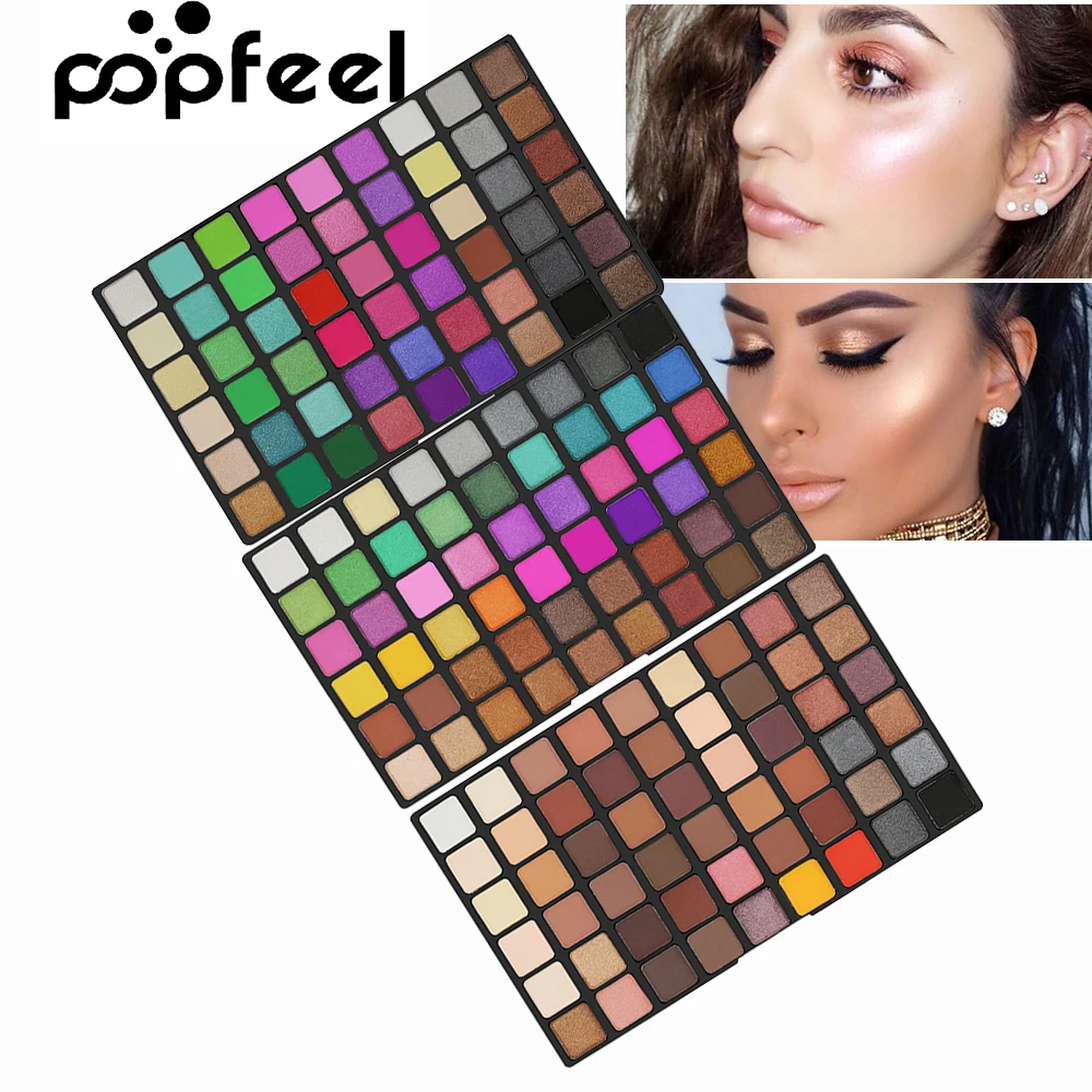 Professional 162 colors Eyeshadow Palette Makeup Glitter Nude Matte Eye Shadow Cosmetics paleta de sombra eyeshadow pallete