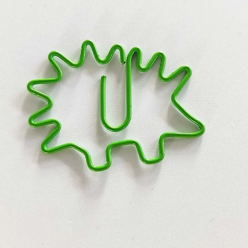 Hedgehog Paper Clip Metal Animal Paper Clips Custom Styling Paperpin Cartoon Hedgehog Paperclips Styling Pins
