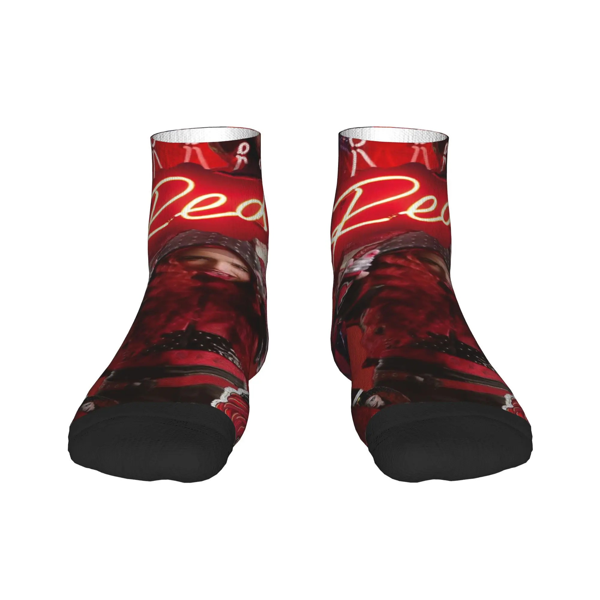 

Нащадки 4, красные аксессуары, носки Harajuku, супер мягкие чулки, всесезонные носки, аксессуары для мужчин и женщин