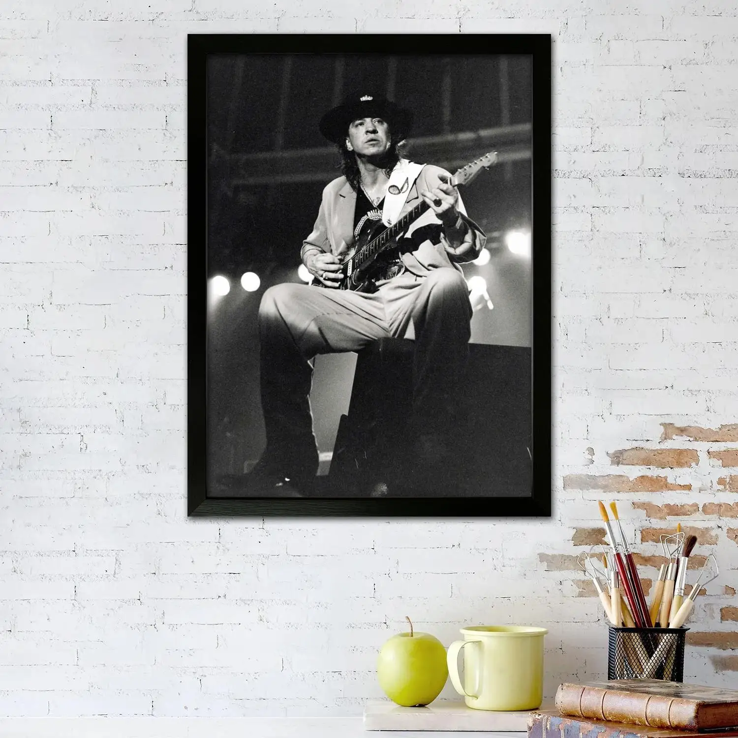 stevie ray vaughan Poster Prints Wall Art Canvas Painting Poster For Modern Family Living Room Home Decor