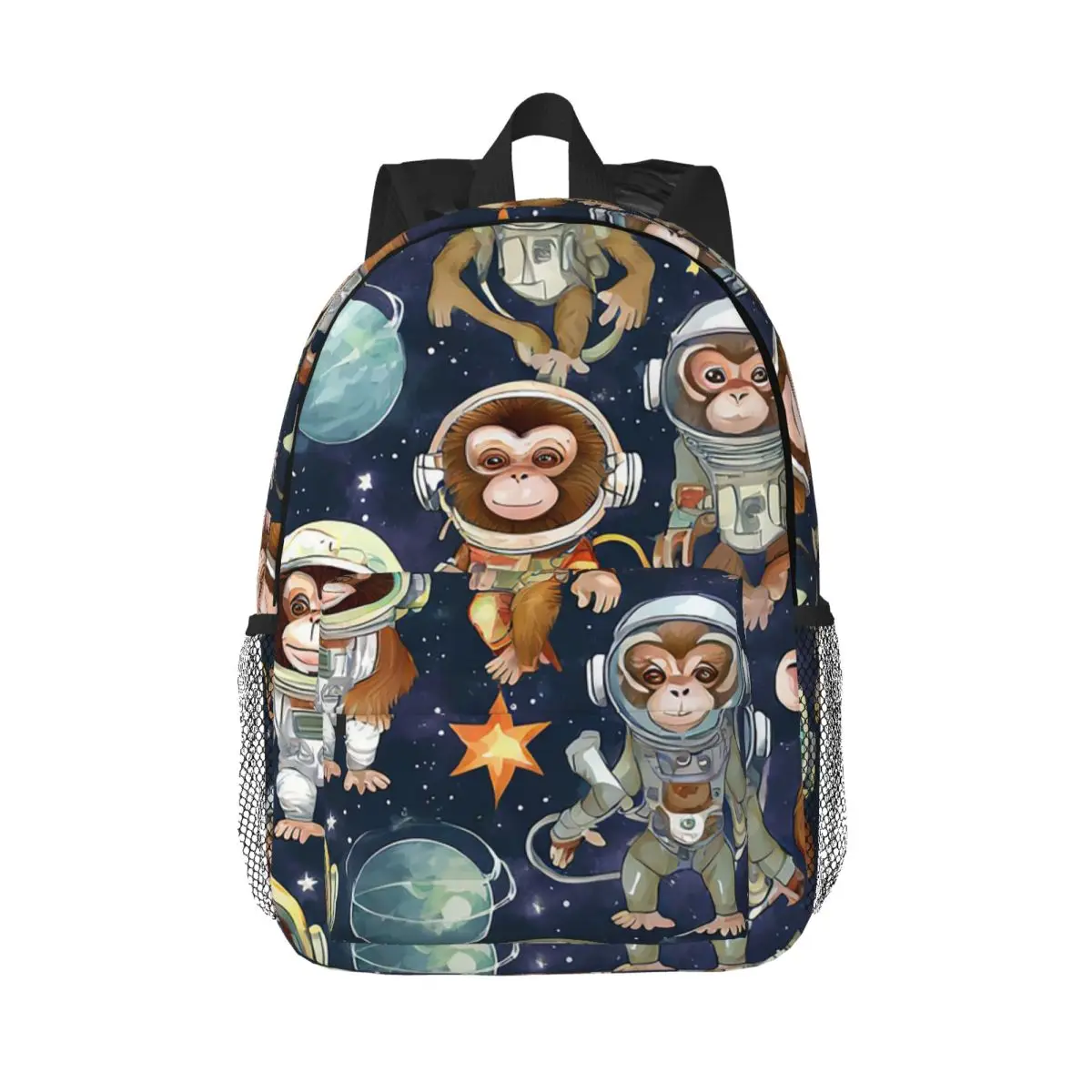 

Astronaut Space Monkeys Pattern Backpack Hot Sale Daypack Large Capacity Boys Girls BookBag Shoulder Bag for Men Kids School Bag