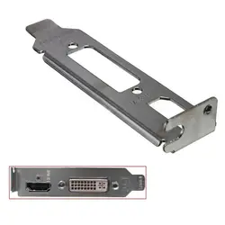 Low Profile Bracket Adapter Hdmi-Compatible Dvi Port For Half Height Graphic Video Card Set New 2025