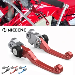 NICECNC Folding Brake Lever & Clutch Lever For GASGAS EC 250 300 250F 350F 450F 500F 2021 2022 2023 2024 ES 350 500 EW500F 2024