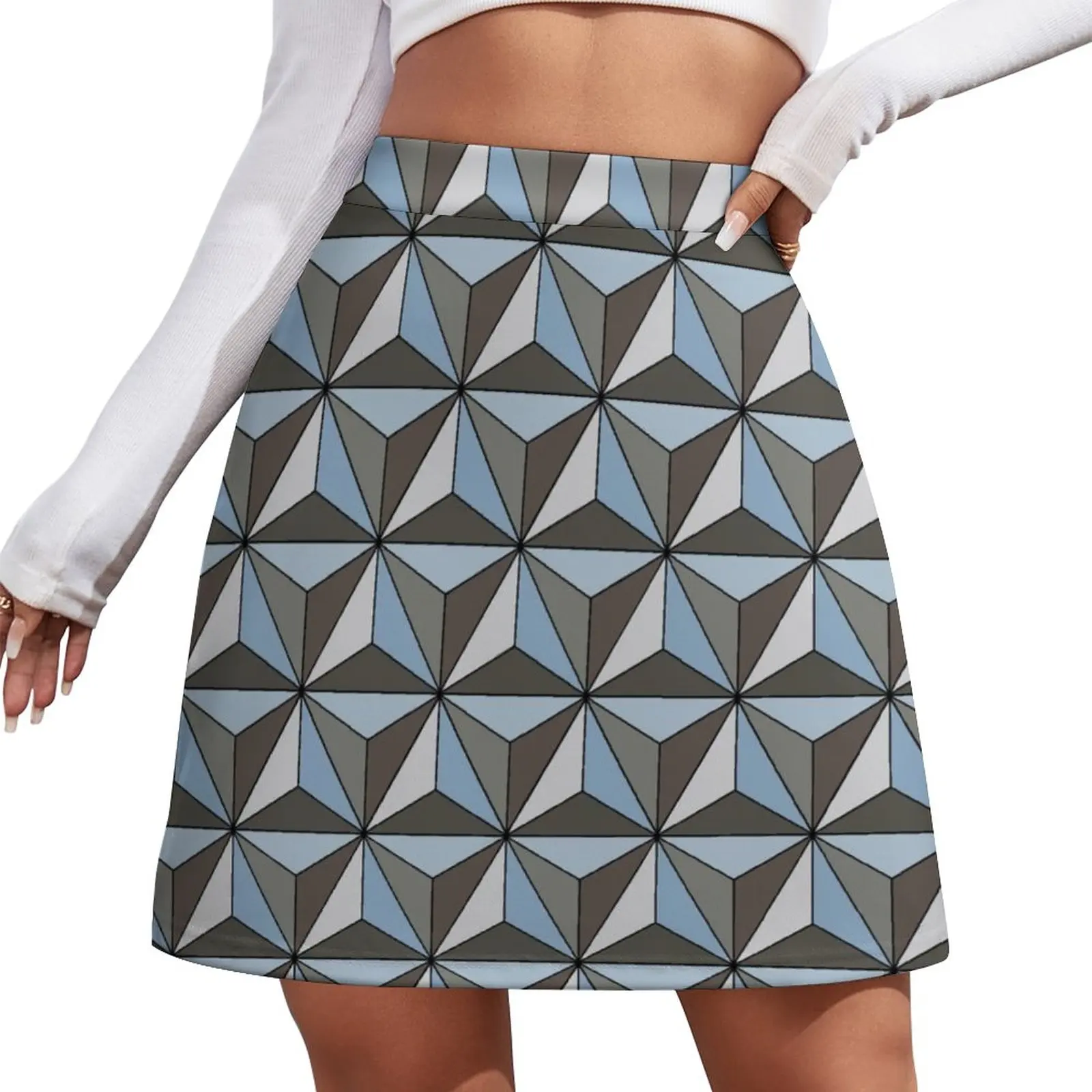 Spaceship Earth Mini Skirt korean fashion korean style clothes women's stylish skirts outfit korean style arch enemy earth lp