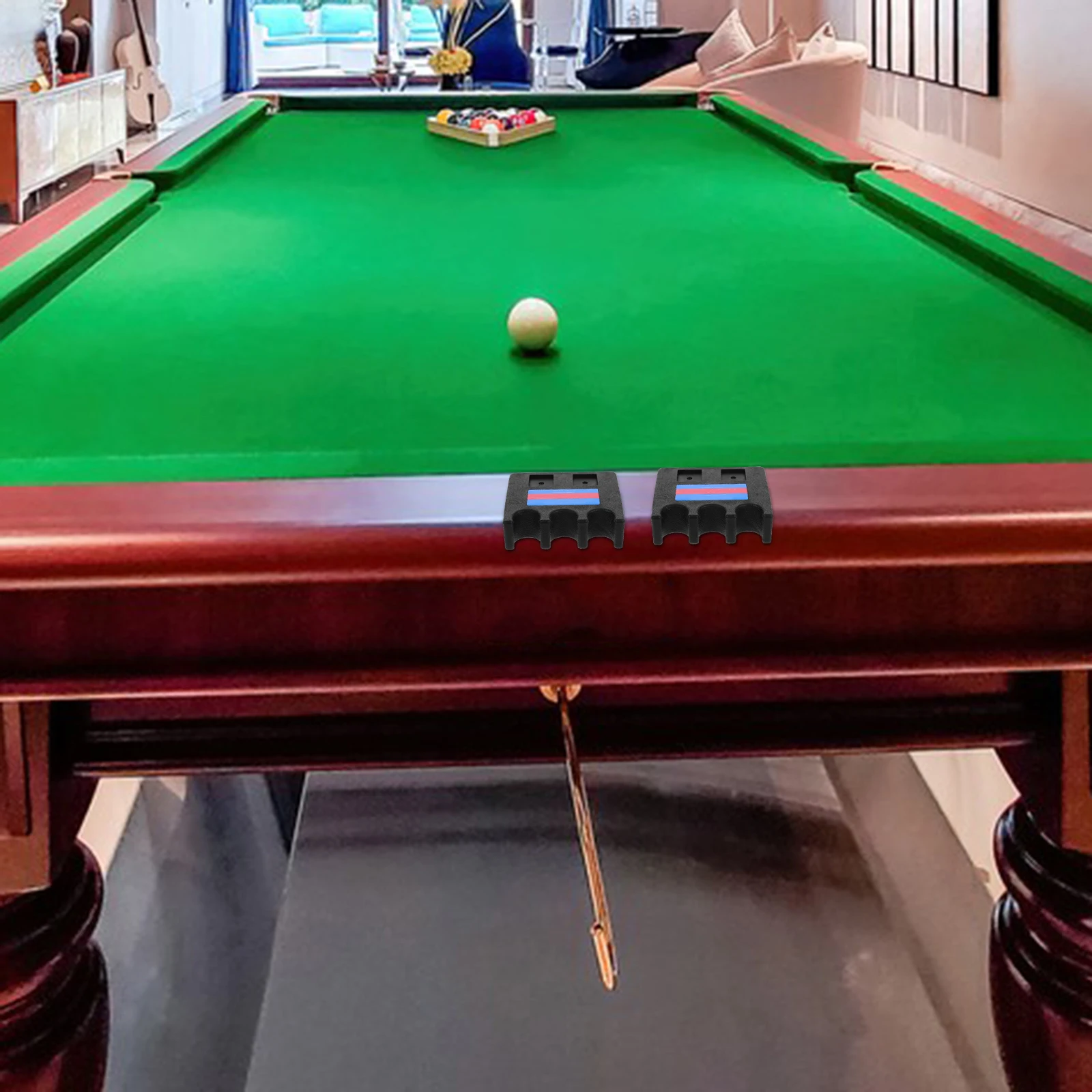 

Multi hole Billiard Cue Racks Metal Plastic Pool Stick Holders Self adhesive Fixative Accessories Pole Display St